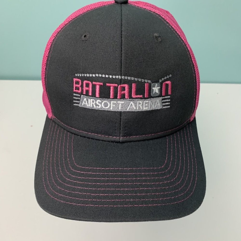 Battalion Airsoft Arena Pink Port Authority Snapback Truckers Hat Baseball Cap